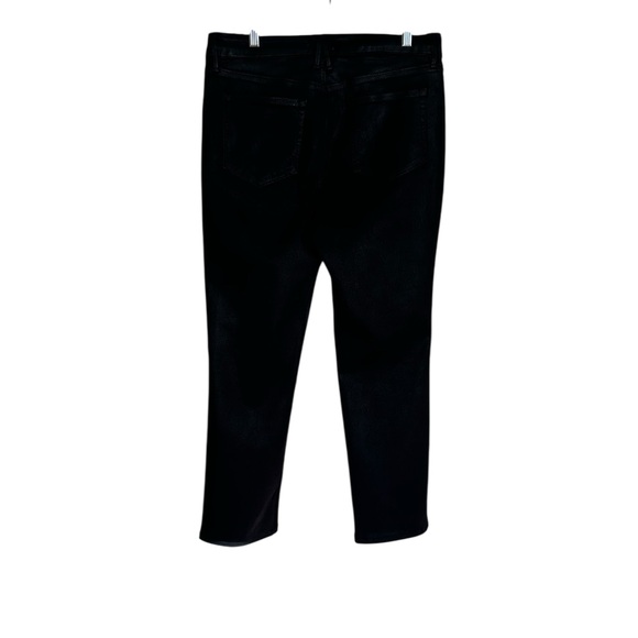 Good American Coated Black Jeans. Size 14 - Picture 7 of 9
